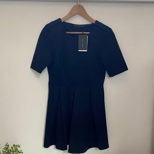 Zara Skater Dress, Black Size Large